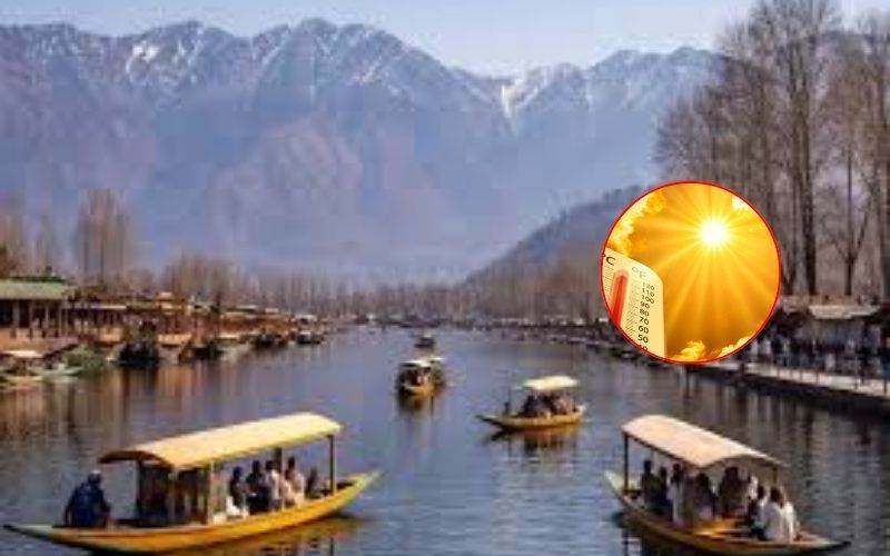 کشمیر وادی میں فروری میں غیر معمولی گرمی، سری نگر میں درجہ حرارت ریکارڈ سطح پر